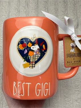 Rae Dunn Peanuts Best Gigi Mug